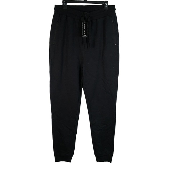 Wicked Stitch Pull-On Jogger Sweat Pant, Men's Size L - Black - Picture 1 of 10